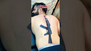 😱Sir ka Ak-47 Tattoo Kaisa Laga😱😍🔥#guntattoo #ak47shorts #boyattitude #youtubeshorts #ytshorts