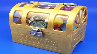 Mega Mystery Treasure Chest GOLD Toys Surprises for Kids