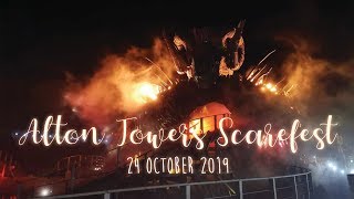 Spooky Scary Skeletons! 💀 Alton Towers Scarefest 2019 Day 1/2