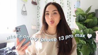 WHATS ON MY IPHONE 13 PRO MAX + my fav productivity apps