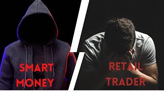 what is smart money , smart money  vs retail trader ,  urdu hindi .