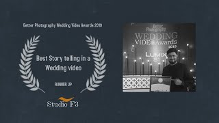 Better photography Wedding video Awards - Studio F3