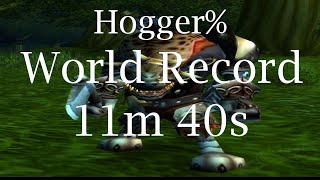 Classic WoW - Hogger Solo [OLD] World Record (11m 40s)