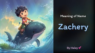 Meaning of boy name: Zachery - Name History, Origin and Popularity