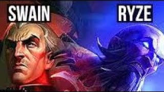 SWAIN VS RYZE - 9/1/11 KDA MID GAMEPLAY