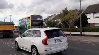 DB is seen class SG 387 in at Baldoyle