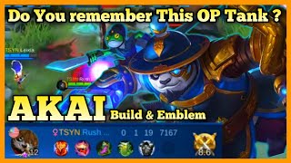 AKAI BEST BUILD, AKAI MOBILE LEGENDS, AKAI BUILD, AKAI GAMEPLAY, AKAI META TANK, 2020 MLBB SEASON 18