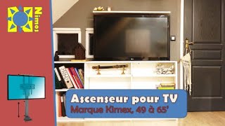 Ascenseur Kimex, bras motorisé pour TV. Effet garantie !