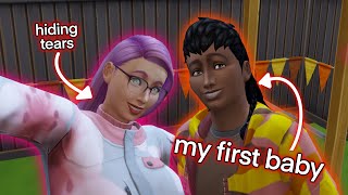 moving out my first baby *emotional* | 100 Baby Challenge Ep. 9 | Sims 4