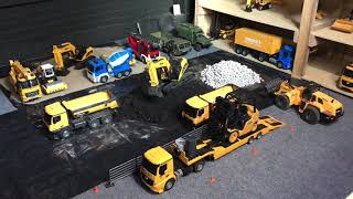 Rc Construction  Equipment Wheel Loader, Dump truck, Excavator, Forklift