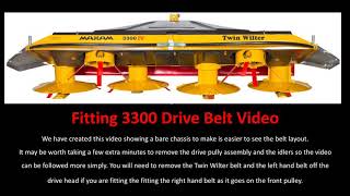 Fitting Maxam 3300 Drive belt video