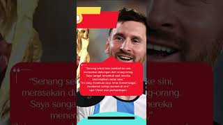 Curhatan Messi usai Pertandingan #lionelmessi #argentina #footballnews #sepakbola #copaamerica2024