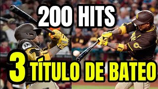 🇻🇪 Luis Arráez CAMPEÓN BATE 2024 de la MLB al conectar su HIT 200