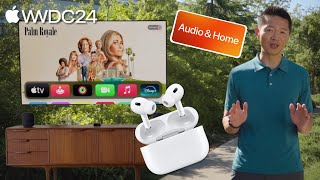 Voice isolation feature on AirPods Pro and Apple latest tvOS 18