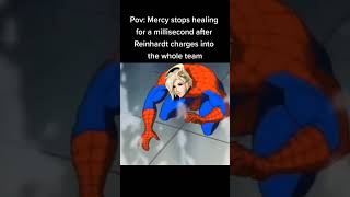 when mercy stops healing the rien #overwatch2 #overwatch #shorts