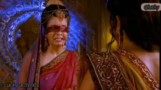 Gandhari curses draupadi