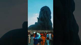 See this Adiyogi statue's Backside View ar coimbatore #adiyogi #coimbatore statue