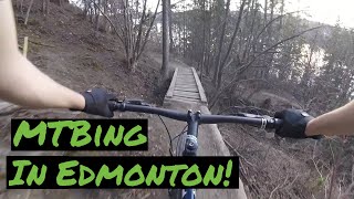 Mountain Biking In Edmonton's River Valley!