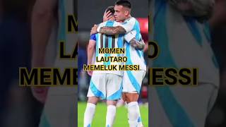 Inilah Momen Lautaro Memeluk Messi Saat Mencetak Gol