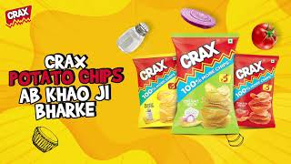 Aaya Re Aaya - Sabse Zyaada Chips ke Saath Naya Crax 100% More Potato Chips Aaya! (29 Secs)