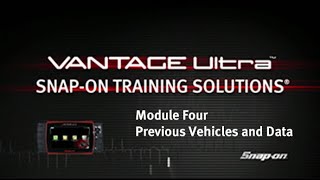 VANTAGE Ultra Training Module 04 | Snap-on Diagnostics UK