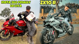 Insta 360 Unboxing & Only 1 In North India zx10r colour @Sanjaybhaivlog302