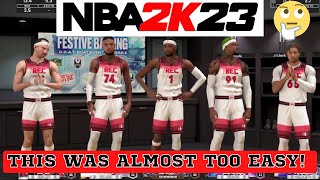 NBA 2K23 Rec Gameplay | Headshottz FINALLY Cracked a Hundo in the Rec!