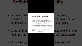 What is Personality? #personality #development #video #shorts #shortsfeed #shortvideo