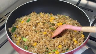 Easy 10 Minute Egg Fried Rice | Golden Fried Rice Recipe