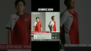 Hasil Badminton INDONESIA do Olympics 2024, Apri/Fadia kalah dari jepang #bulutangkis #badminton