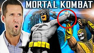 ВРАЧ смотрит фаталити в Mortal Kombat vs DC Universe