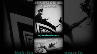 Invasion of Greece.  Mussolini I's costly mistake