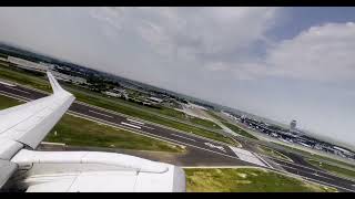 Embraer 195 takeoff from LYBE (Belgrade, Serbia) runway 32