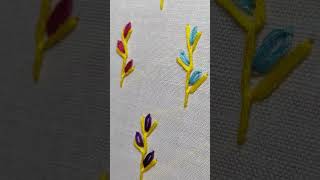 Hand Embroidery Basic For Flower Buti/Hand Embroidery Stitch For Beginners/#gopifashion143 #beginner