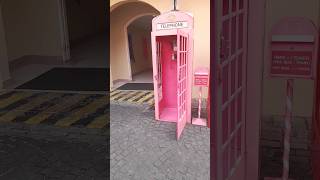 Telephone booth in French Village Malaysia #subscribe #viral #love #cute#oldisgold#phonebooth #trend