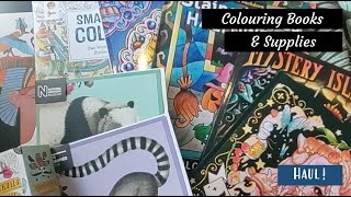 Colouring Books & Supplies Haul