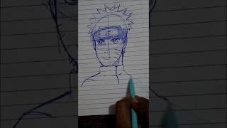 Quick sketch of uzumaki naruto #like and #subscribe #narutoshippuden