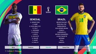 FIFA WORLD CUP QATAR 2022 FRIST KNOCKOUT ROUND  [  SENEGAL  VS  BRAZIL  ] GAMEPLAY