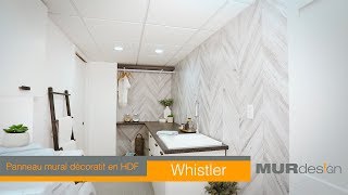 How to install Whistler HDF decorative wall panel