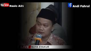 Debat BUYA SYAKUR tentang hukum "wudhu sebelum pegang Alquran"