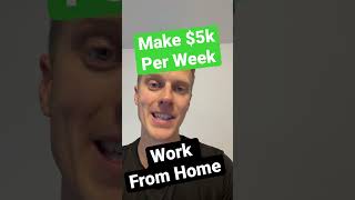 My $5k/Week Working From Home (SaaS Side Hustle) #shorts #makemoneyonline #workfromhome