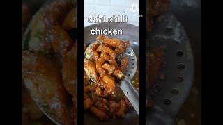 Dahi chilli chicken snack recipe #shortsfeed #shorts #dahichillichicken #chickensnacks