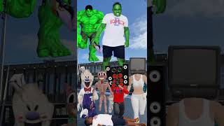 ICE CREAM MAN in real life Cartoon Cat Nerf Giant Hulk scary run funny video tvwoman speakerman