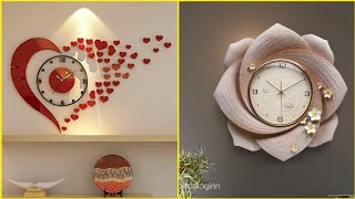 Wall clock design wall decoration ideas #homedecor  #walldecor