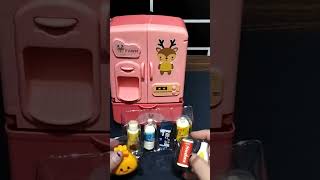 NICE & CUTE MINI FRIDGE PRETEND 😁😁 #shorts #asmr #satisfying #viral #trending #foryou