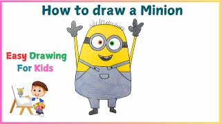 How to Draw a Minion Folding Surprise | Despicable Me 4 Mega Minion Mel, Tim, and Dave Drawing