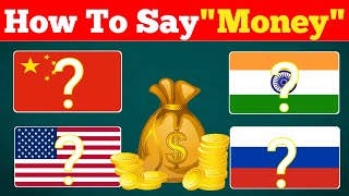 How to say "Money" in different countries