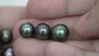 59pcs "Mid Luster" Mix 8-10mm - SR AA/A Quality Tahitian Pearl Auction LOT15 WP103