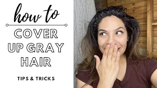 HOW TO: Covering Up GRAY Hair ON A BUDGET