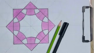 Art ideas | Shapes in Art | How to draw geometric design | Geometric art easy | diy